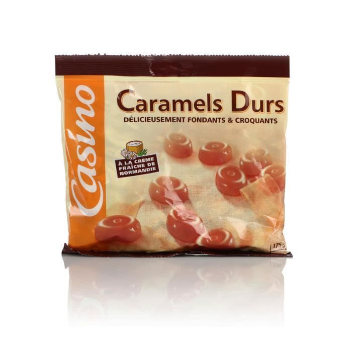CASINO Caramels durs fondants et croquants - 175 g
