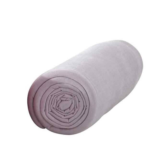 TODAY Drap Housse 180X200 2 personnes Percale uni rose PREMIUM TODAY