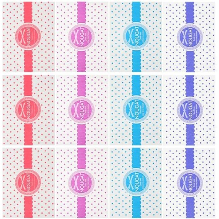 400pcs bon assez joliment bonbon papier d'emballage nougat VIDE POCHE