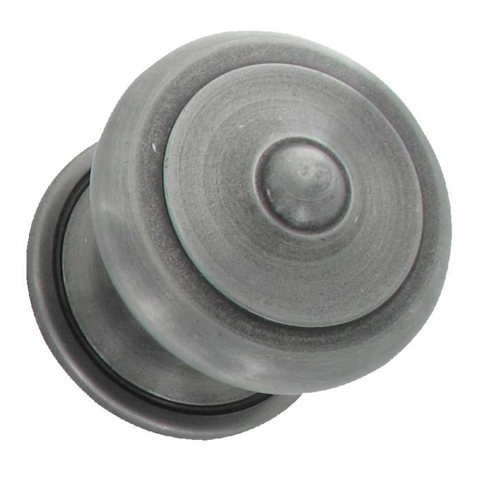 Boule de porte antique vieil argent
