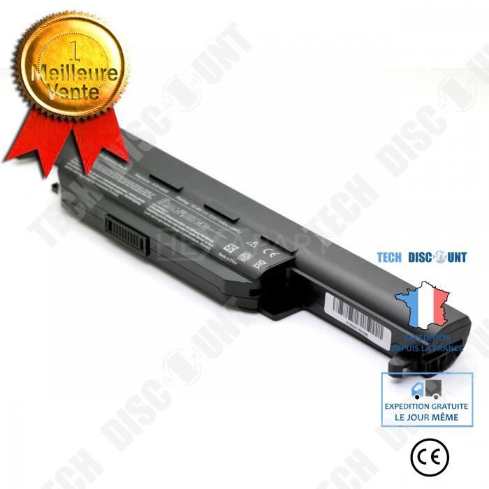 TD® Batterie compatible ASUS A32-K55 X75A X75V X75VB X75VC X75VD / Bonne qualité / Grande Compatibilité / 10,8 V 4400 mAh