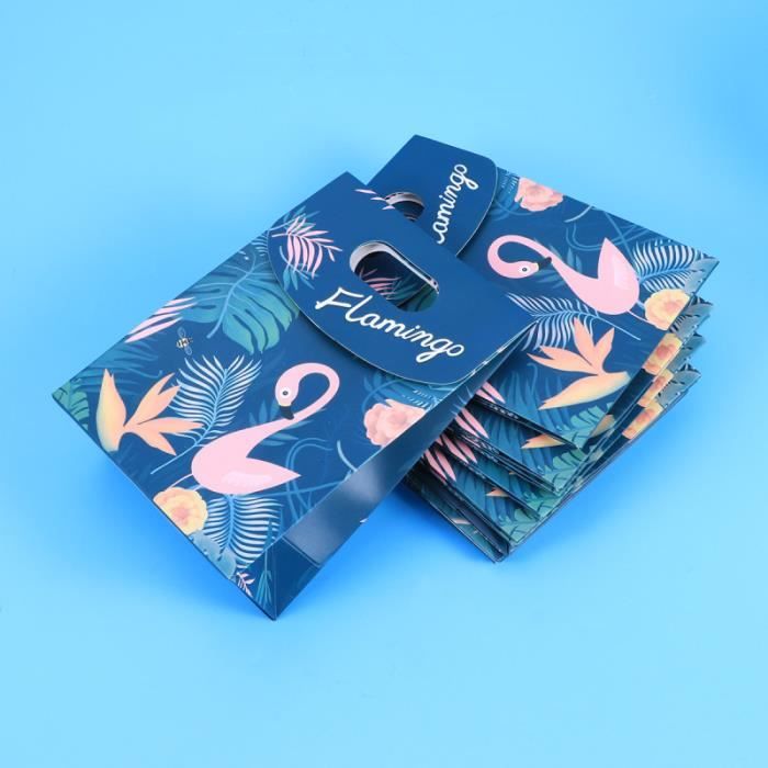 12 pièces sacs d'emballage cadeau flamant rose belle bande dessinée bonbons présents CEINTURE DE FORCE - CEINTURE DE SOUTIEN