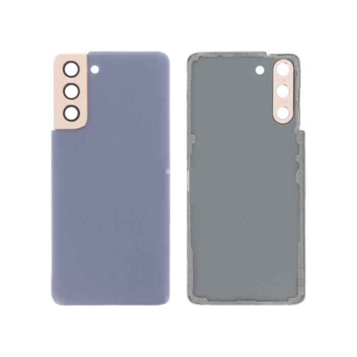 Cache Batterie Vitre Arrière Pour Samsung Galaxy S21 5G G991B Sans logo