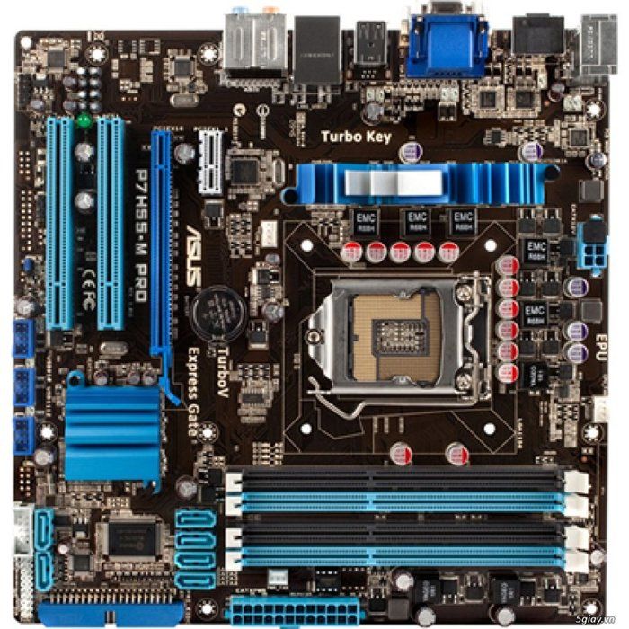 Carte mère ASUS P7H55D-M PRO Intel H55 LGA 1156 4xDDR3 16GB Micro ATX - Asus
