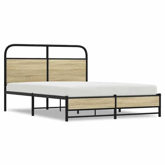 ESTINK® Structure de lit adulte/enfant - sans matelas - 120x200 cm - chêne sonoma @6250@