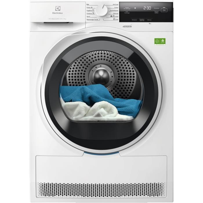 Sèche linge Pompe à chaleur DelicateCare™ 700 9 kg kg ELECTROLUX YW7HI7394DC Classe C