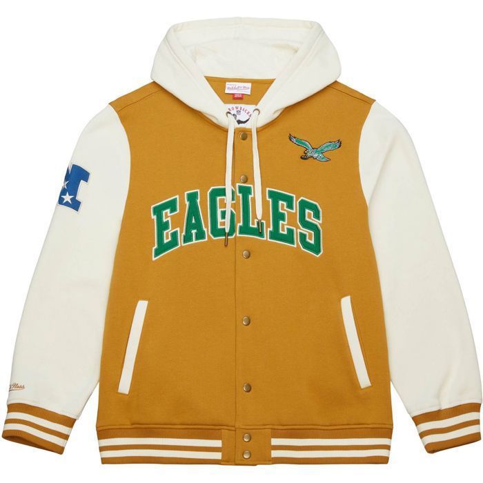 M&N Midweight Hooded Fleece Veste - Philadelphia Eagles M&N Midweight Hooded Fleece Veste - Philadelphia Eagles