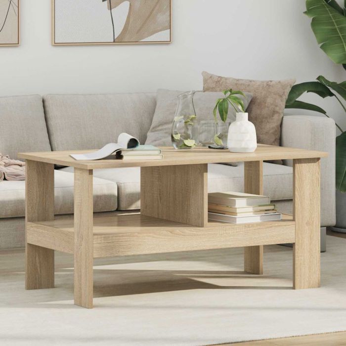 Table basse Vidaxl Table basse Chêne Sonoma 90 x 50 x 45 cm Bois dingénierie