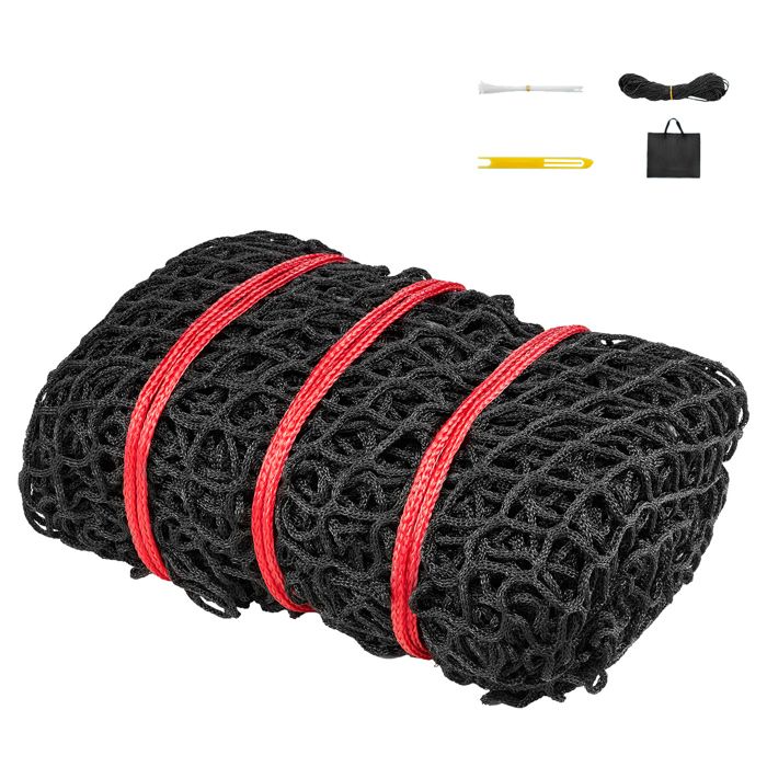 Filet à Foin pour Balle Ronde-Duoku-15x15x15 m-Conçu en Polyéthylène-Maille de 42 cm-dAttaches Autobloquantes