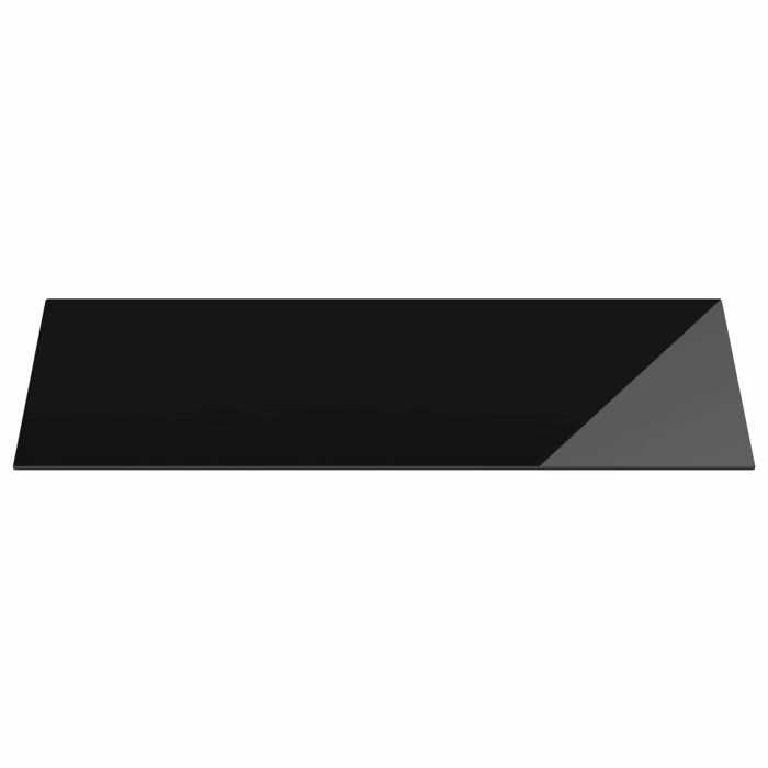 Magnifique Plateau de table 4 pièces - durable - Meuble Jardin - Montage facile - Noir Verre 1636061