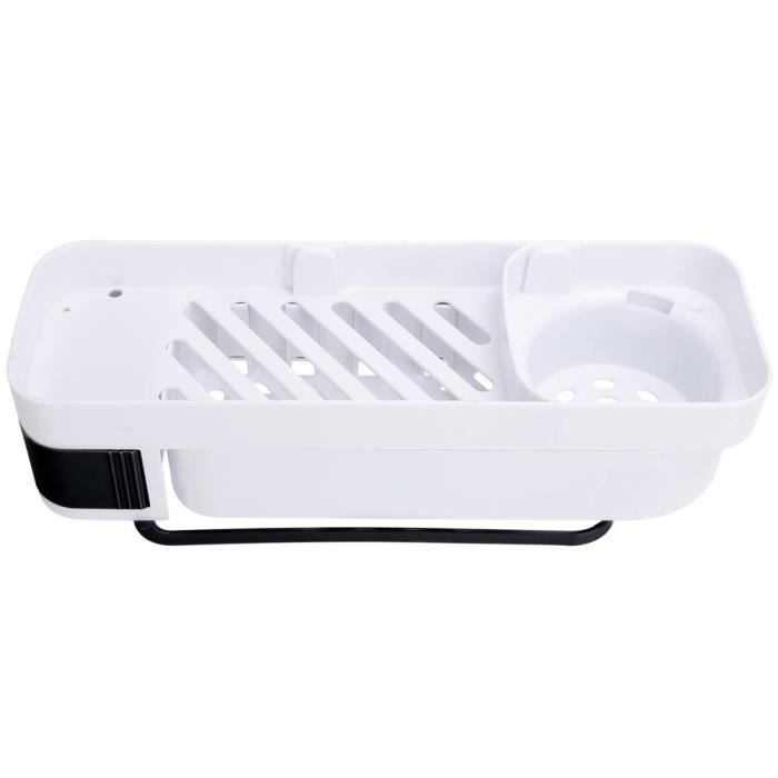 Akozon Support de douche Étagère de Douche en Coin Sans Perçage Support