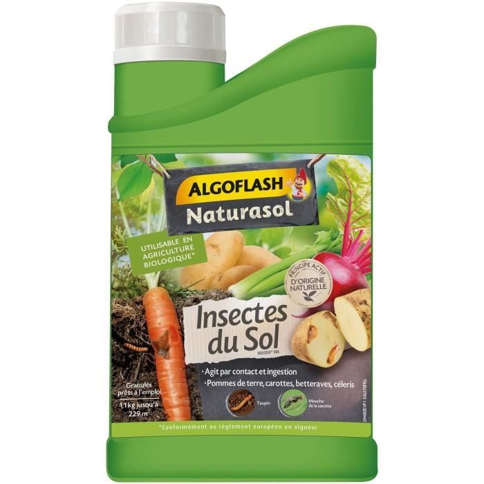 Insecticide Agro Sens Contre Taupins Et Mouches De La Carotte - Boîte 600g Pour Protection Des Sols