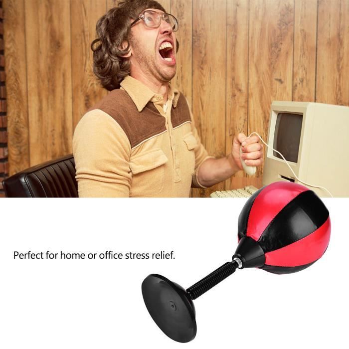 Desktop Hit Ball Desktop Punch Bag Soft Stress Relief pour Office Home ...