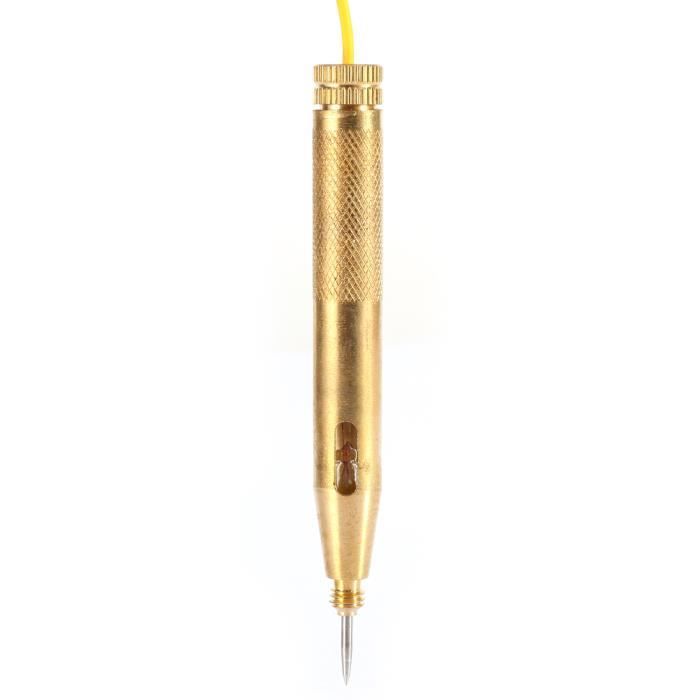 Testeur De Circuit De Tension Voiture 6V 12V 24V - Stylo Testeur Électrique Avec Lampe Et Sonde