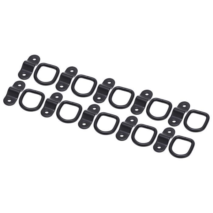 Anneaux En D Encastrés Inox 304 - Lot De 4, Dimensions 56x66 Mm, Pour Arrimage Bateau, Remorque, Camion, Fixation Sol