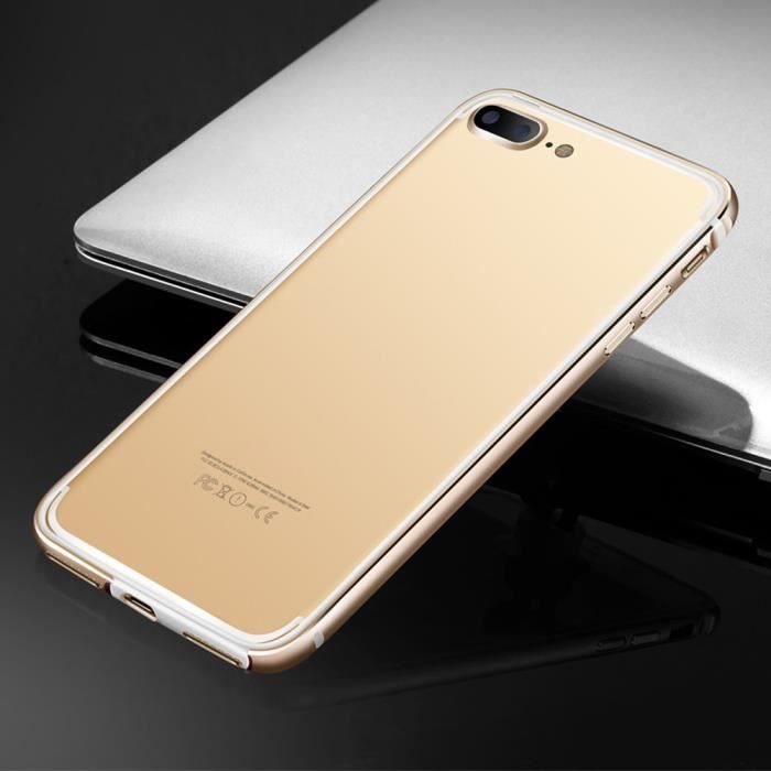 Pour iPhone 17 Pro Max 16 15 Plus étui galvanisé Transparent Protection