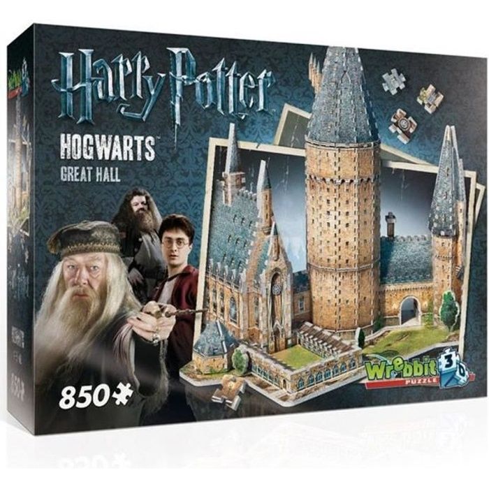 Harry Potter Puzzle 3d Poudlard La Grande Salle 850 Pces