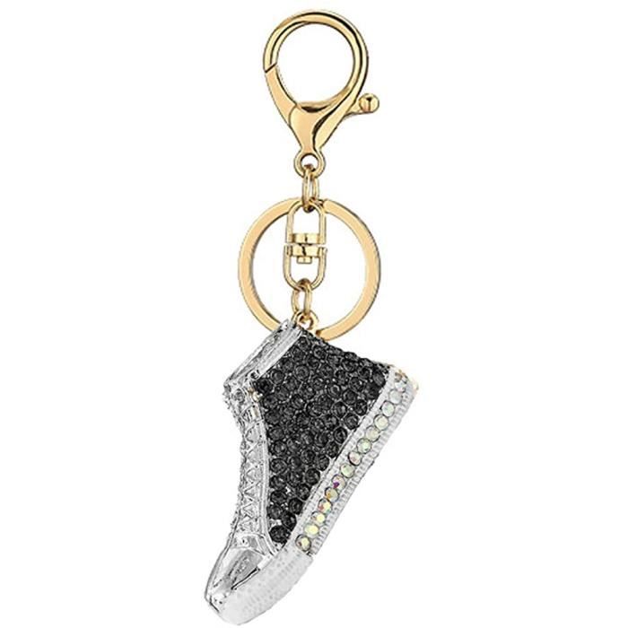 Porte-clés Mini Baskets - Lot De 6 - Design Sneaker Coloré - Idéal Cadeau Femme, Décoration Sac Ou Clés