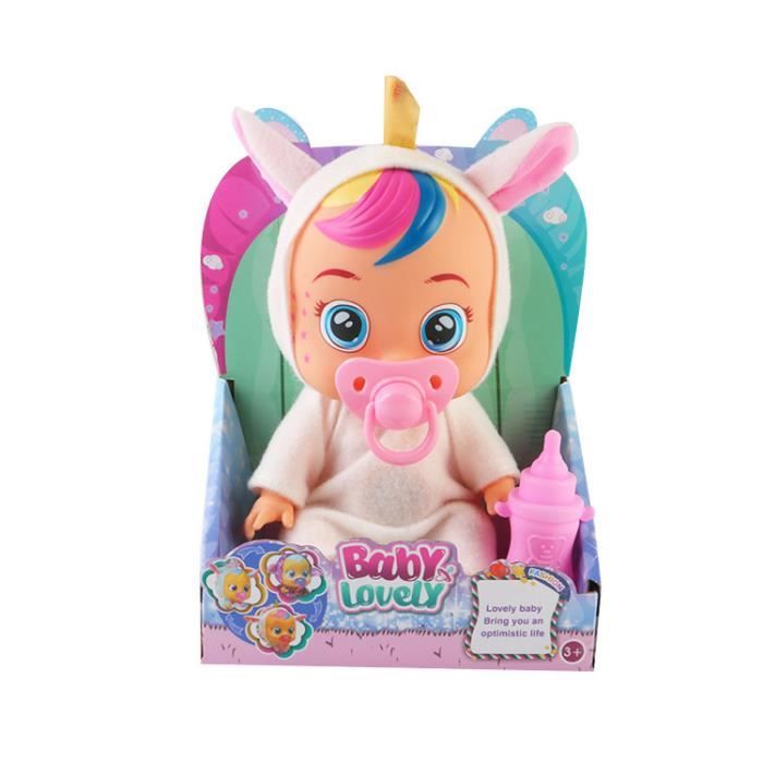 Simulation 3d Bebe Qui Pleure Poupee C 23cm Inoffensif Pvc Enfants Poupee Cadeau Cdiscount Jeux Jouets