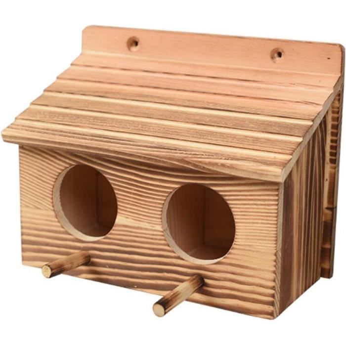 Baker Ross – 2 Nichoirs à Merles En Bois à Décorer – Kit Bricolage Oiseaux – Dès 5 Ans – Activité Manuelle Nature