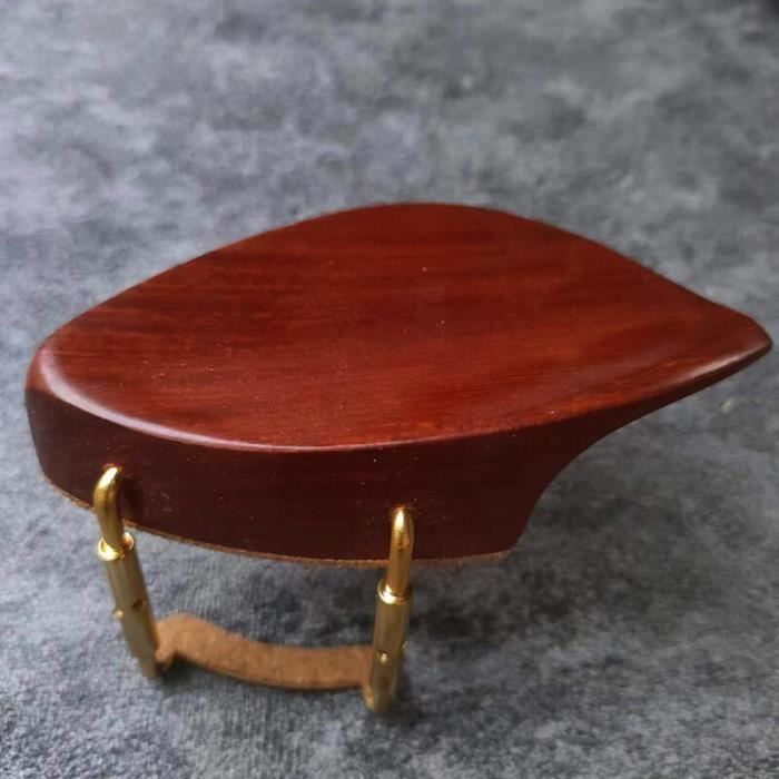 Mentonnière Violon ERINGOGO Confortable – Support Ergonomique En Bois & Métal – Accessoire Facile à Installer