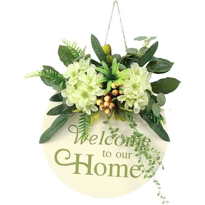 Couronne Fleur Artificielle En Cœur - Décoration Porte, Voiture Mariage Et Intérieur