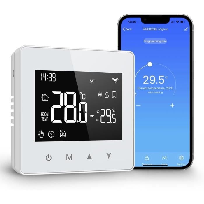 Thermostat Intelligent Zigbee Contrôle De La Température Ambiante Et