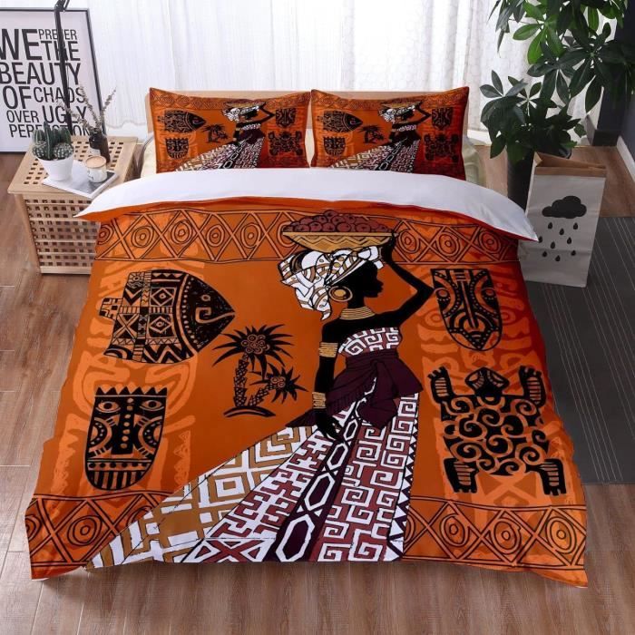 Housse de Couette Africaine<br> Imprimé Exotique