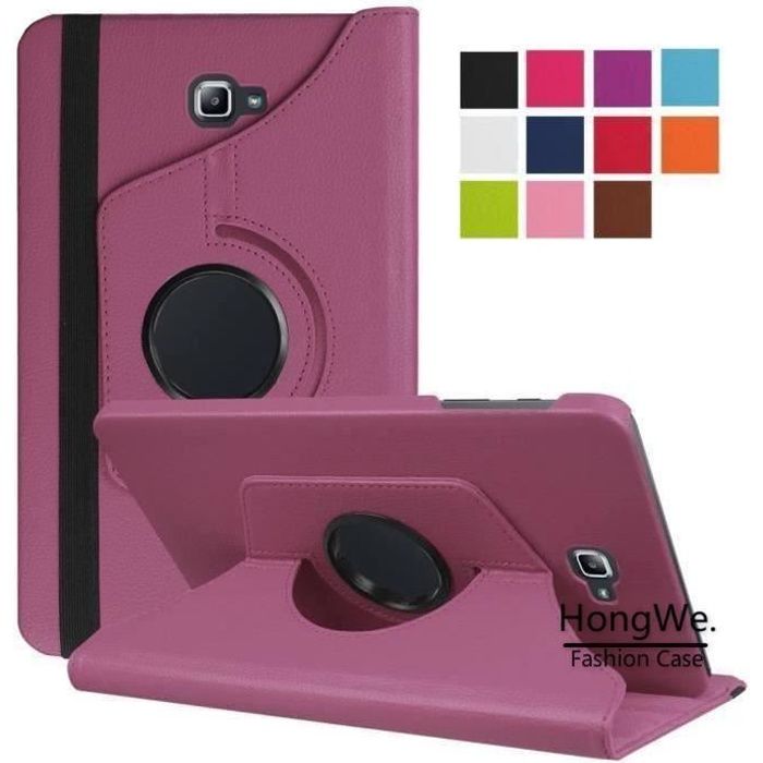 Housse Samsung Galaxy Tab A6 10.1 360 Rotation tui Coque Cuir
