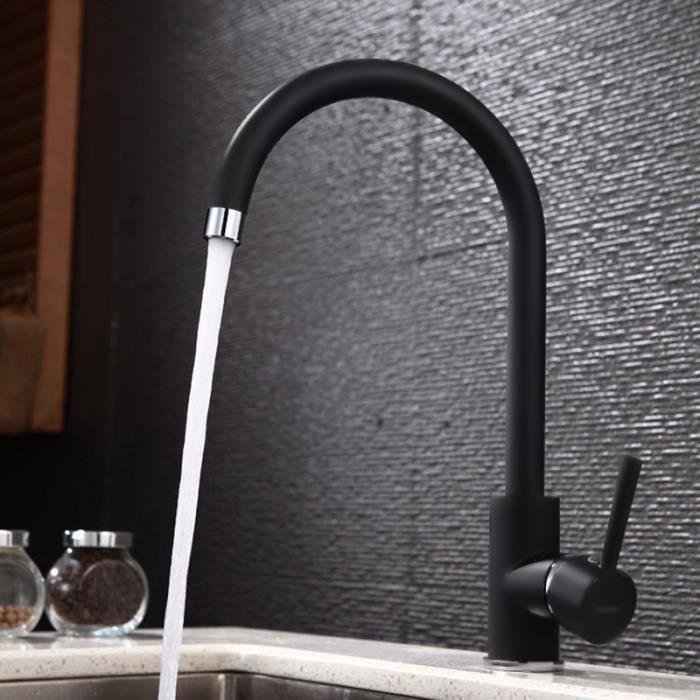 Mitigeur Cuisine Noir Robinet De Cuisine Achat Vente Robinetterie De Cuisine Mitigeur Cuisine Noir Robin Cdiscount