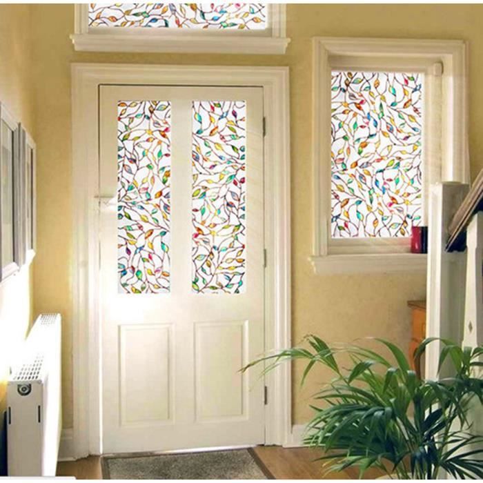 Film Adhesif Fenetre Effet Voile 45 X 100cm Achat Vente Film