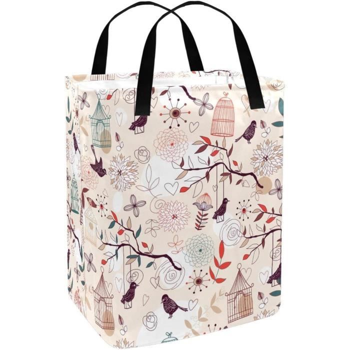 Panier à Linge Pliable Pop-Up - Lot De 2 Avec Poches Latérales | Sac à Linge Sale Portable Pour Chambre, Voyage