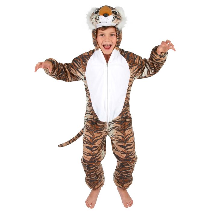 DEGUISE TOI D&eacute;guisement Tigre R&eacute;aliste Enfant - Taille: 3-4 Ans (98-104cm)