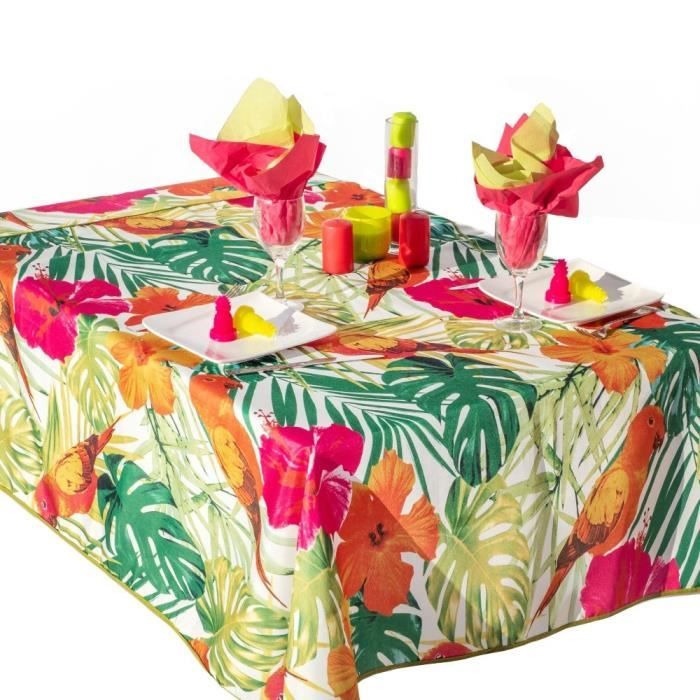 Rouge Int/érieur ou Ext/érieur Nappe Antitache Ovale 4//6 couverts Infroissable et 100/% Polyester No/ël Constellation Argent/é /Ø 160 cm