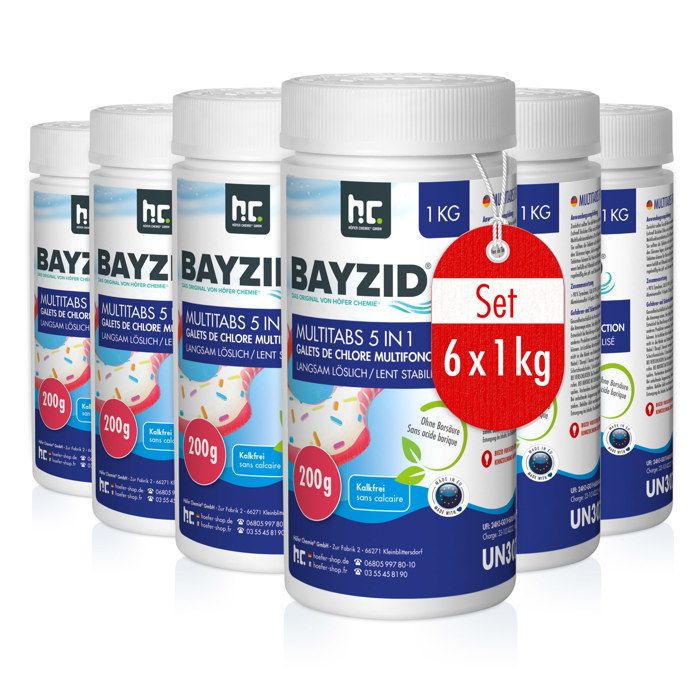 Galets De Chlore Multifonction 200g 6x1kg Achat Vente Entretien De Piscine Galets De Chlore Multifonct Cdiscount