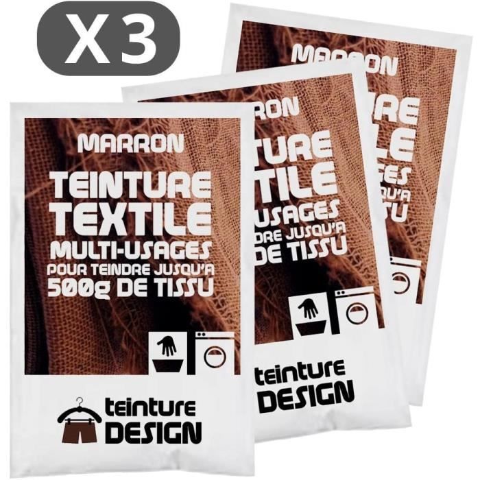 Teinture MARRON - COGNAC tissu textile linge vêtement IDEAL 15 g  multifibres - Cdiscount Au quotidien