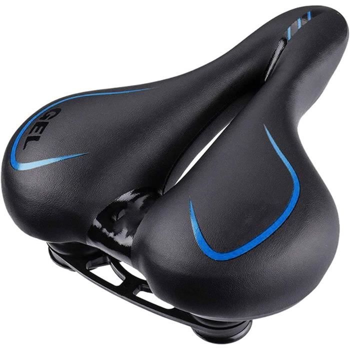 Selle De Vélo OSIGEI En Gel - Large, Confortable, Ergonomique - Amortissement Chocs, Respirante