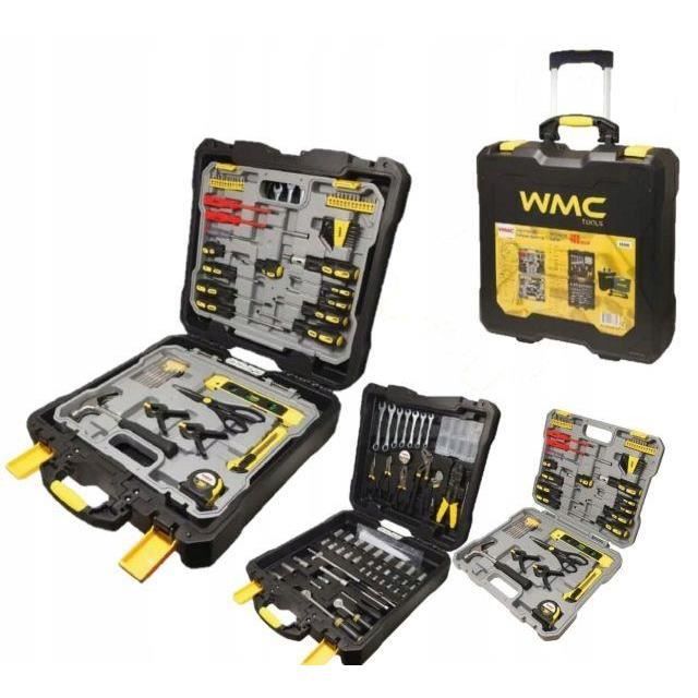 Jeu doutils de serrage - WMC - 400 pièces - Acier - Couleur noire