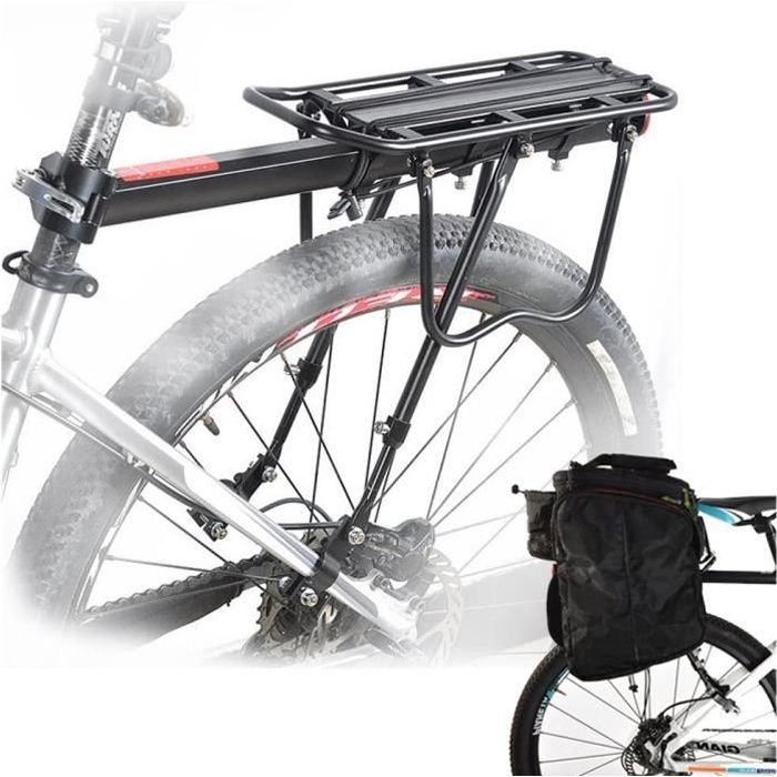 Porte-bagages de Vélo En Métal Support de Sac Support Panier de Vélo Arrière