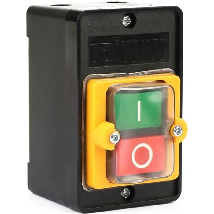 Interrupteur à Bouton-Poussoir 220V O2X9 Interrupteur à Bouton-Poussoir 220V O2X9