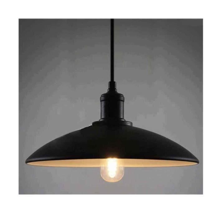 Ss 33 Abat Jour Suspension Noir Metal Lampe Suspension Luminaire