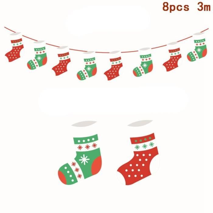Bannière Décorative Noël Extra Large 185x110 Cm - Père Noël, Bonhomme De Neige - Pour Mur, Jardin, Extérieur