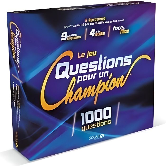 Le jeu Questions pour un Champion Cdiscount Librairie