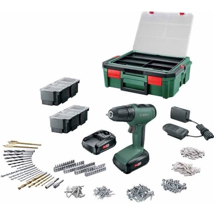 Perceuse Visseuse Bosch Universaldrill 18 Livree Avec 2 Batteries 1 5ah Systembox 241 Accessoires Achat Vente Perceuse Perceuse Visseuse Bosch Cdiscount