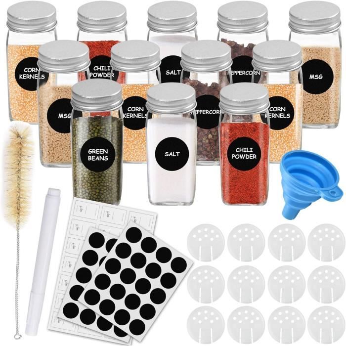 Set De 4 Boîtes à épices Lucky Mouse - Qualy - Pour Café, Sel, Assaisonnement
