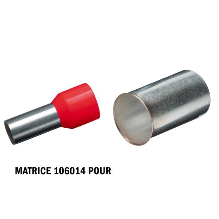 Matrice click'n'crimp CIMCO 106018 fiches Western 8 pôles