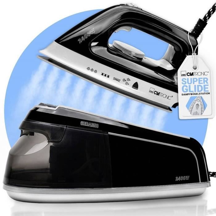 Clatronic DBS 3749 263999 Centrale vapeur 2400 W noir - Clatronic