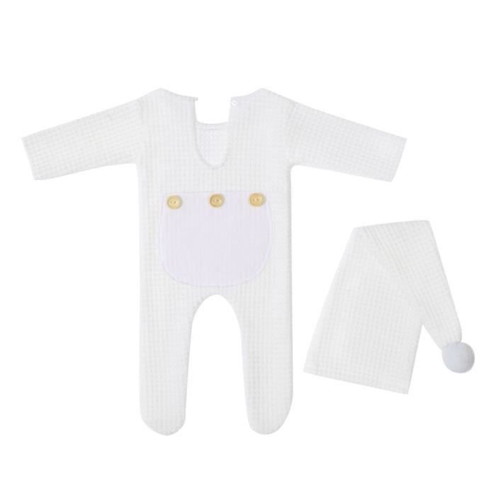 Ensemble Bébé 2 Pièces Arc-en-Ciel - Barboteuse Manches Courtes + Short, 0-18 Mois - 6