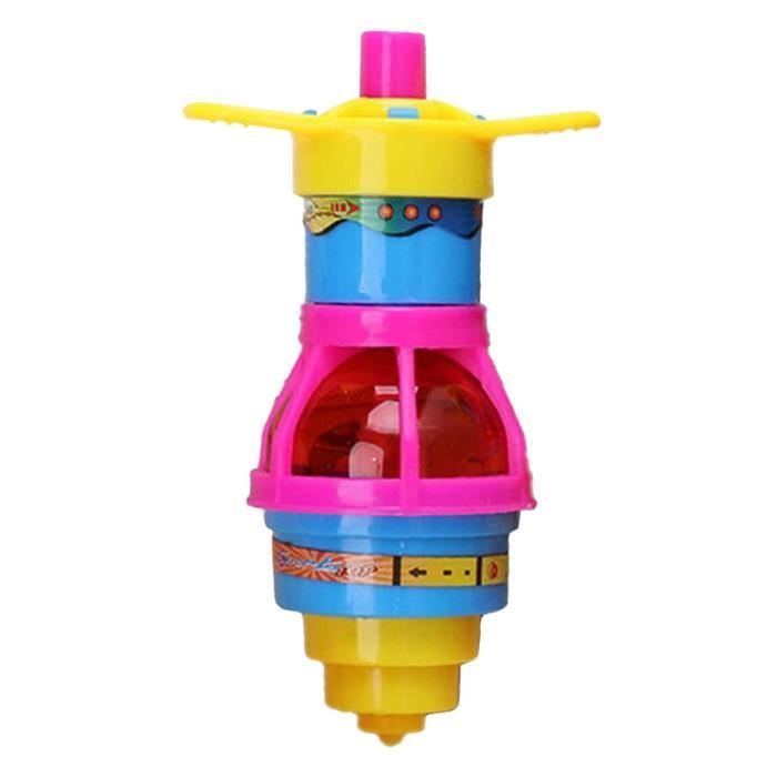 5pcs Toupie Spinning Top Jouet Avec Lumière Colorée Et Jouets Musicaux Pour Les Enfants Cadeau Anniversaire - Jeux - Jouets