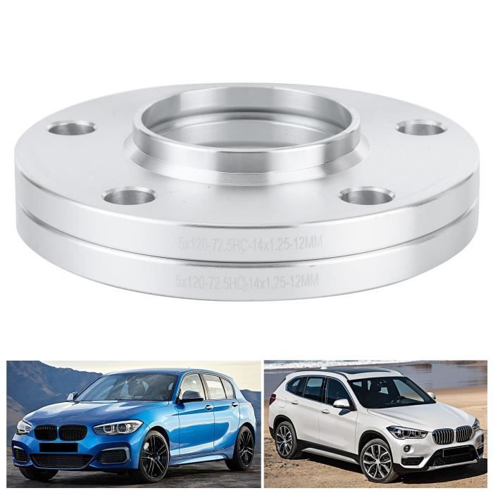 Entretoises De Roue Hubcentriques En Aluminium - Épaisseur 7 Mm (autres Disponibles) - PCD 5x120, Alésage 74.1 Mm - Lot De 2 Pièces - Pour élargir La Voie Et Améliorer La Stabilité